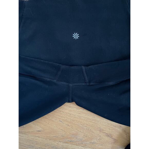 Athleta Salutation Stash High Rise Flare Pant Black Compression Waistband 1X - Picture 4 of 12